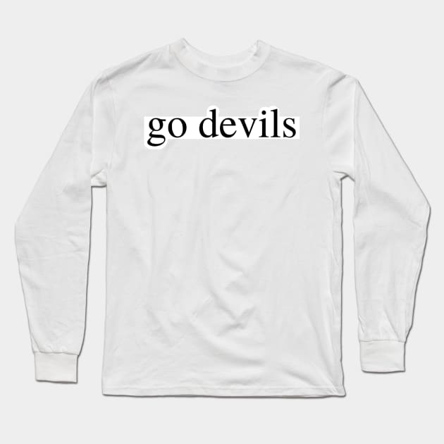 go devils Long Sleeve T-Shirt by delborg